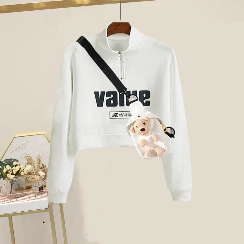 Spring and Summer Fashion Suit Women's 2023 Latest Student Fashion Korean Loose Short Top Casual Pants Two-piece Set