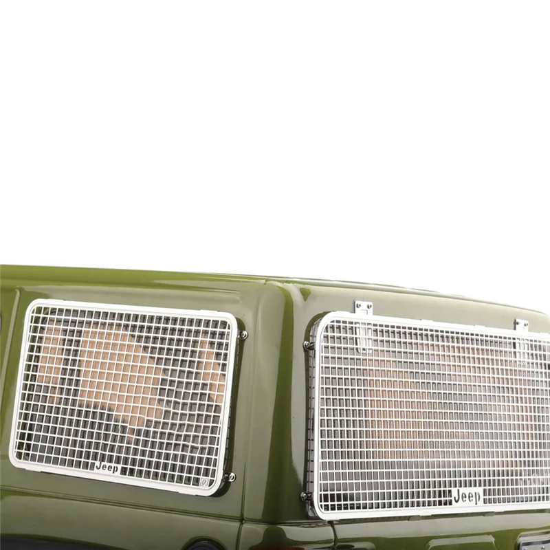 1/6 Metal Window Mesh Side + Rear Window Mesh For AXIAL SCX6 Wrangler Upgrade Parts RC Cars Upgrade Parts Accessories