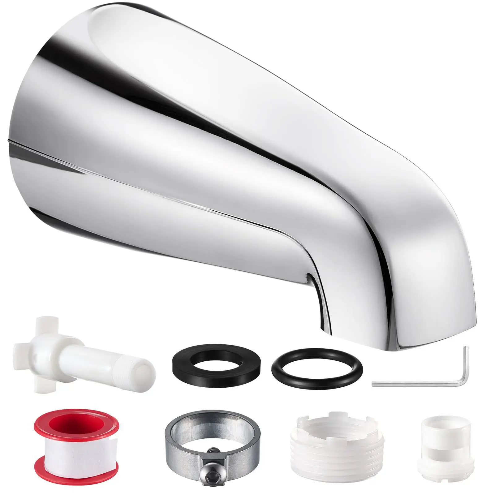 Bath faucet for 1/2 inch copper tube 1/2 inch IPS and 3/4 inch IPS bath faucet