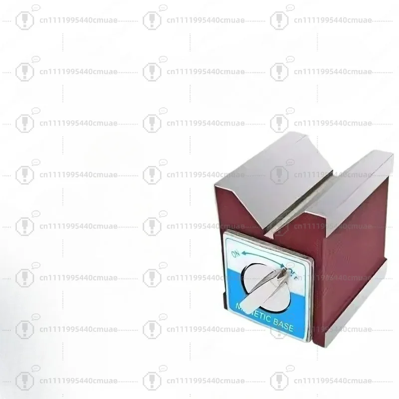 Magnetic V-Blocks with Magnetic Base, 90° V-Type Angle Magnetic Chuck for EDM Wire Cutting & Precision Grinding