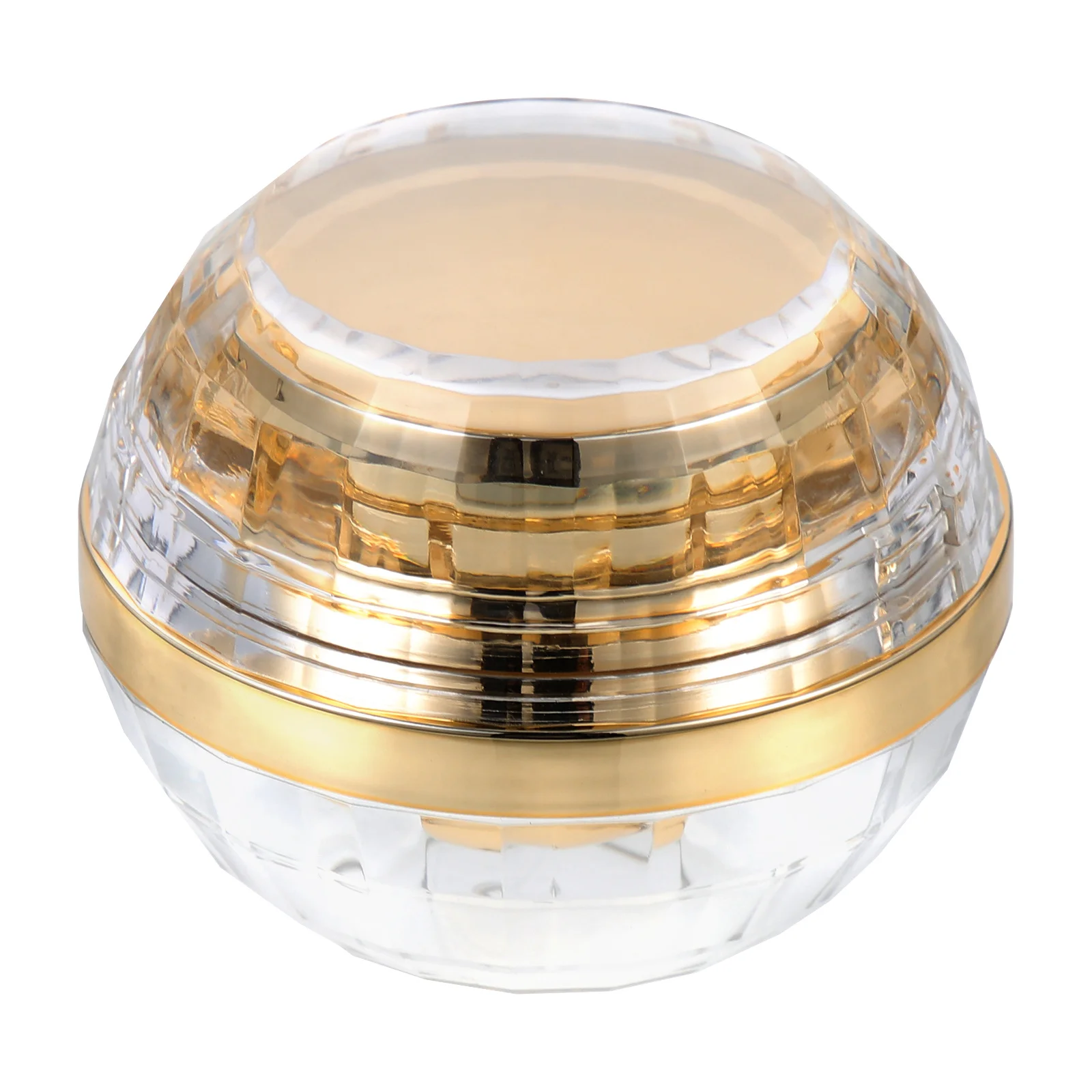 

Empty Portable Face Cream Container High-Quality Acrylic Durable Small Storage Bottle Travel Use Empty Bottle