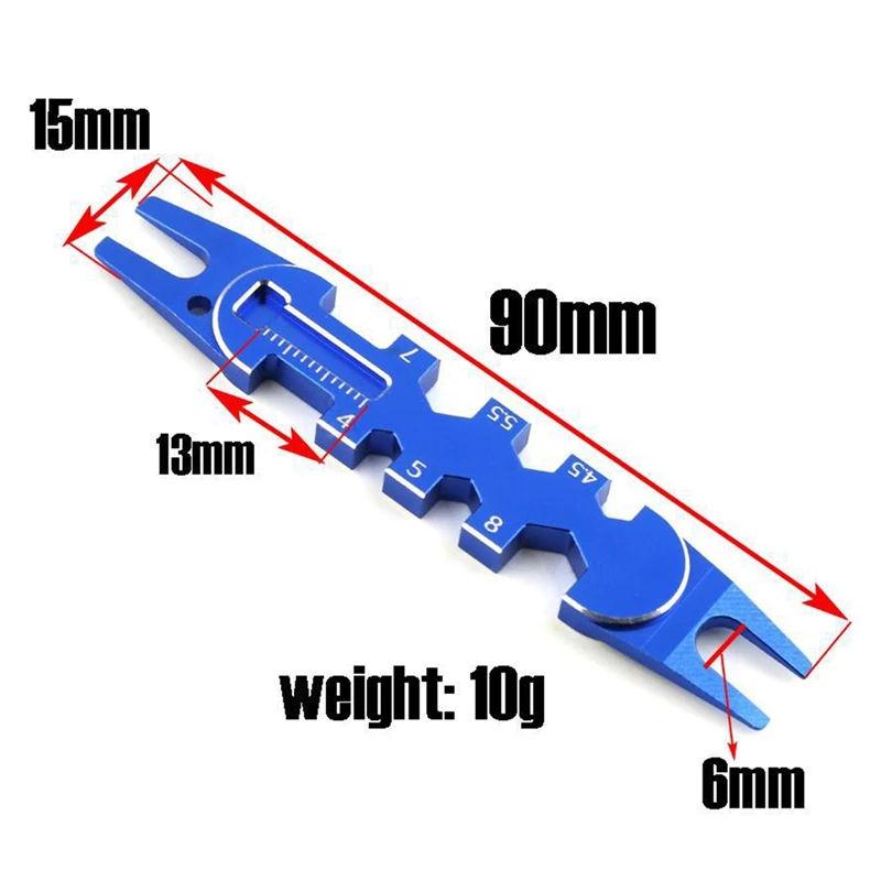 RC Model Car, Climbing Car, Flat Running Off-Road Vehicle, Shock Absorber Removal Tool, Multi-Functional Wrench