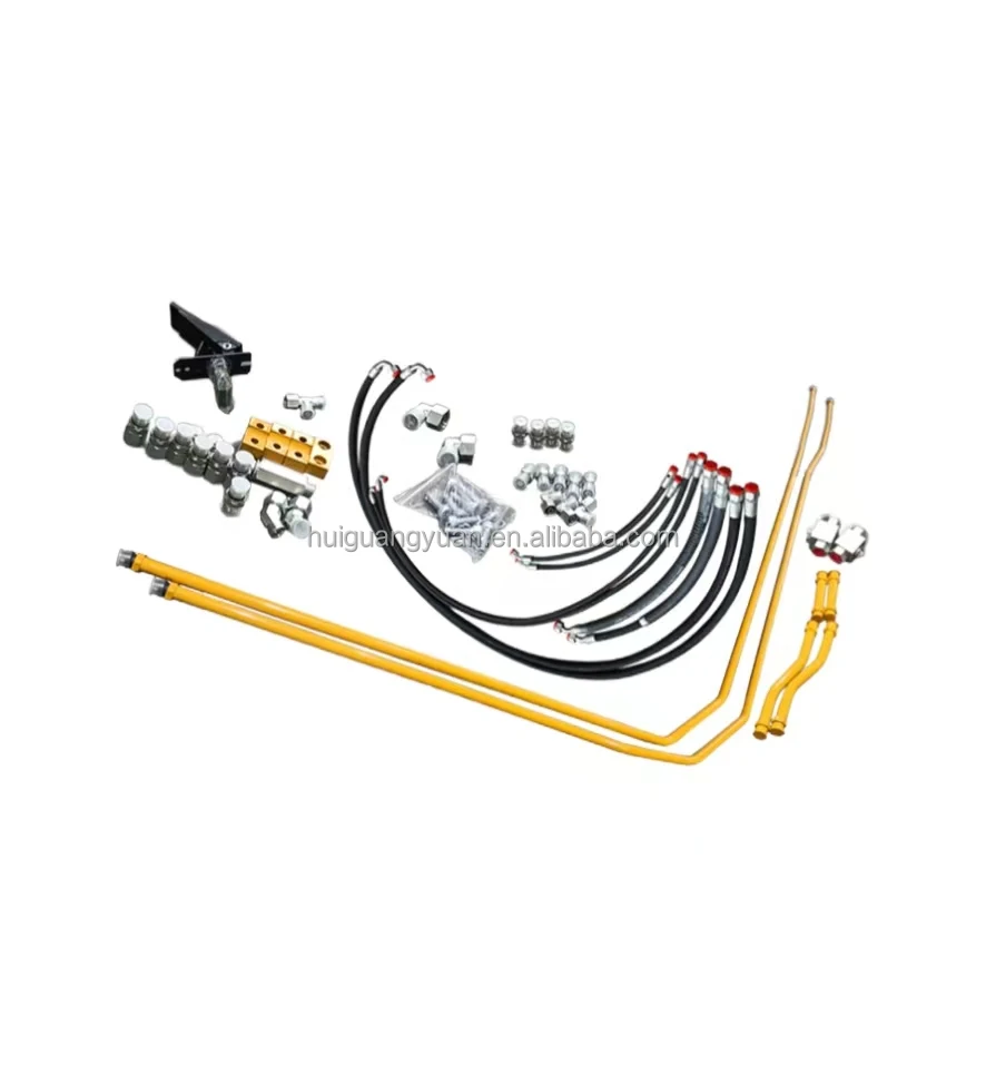 

Excavator Hydraulic Breaker Piping Kits 14106501 Auxiliary Line with Pipe Clamp Engine