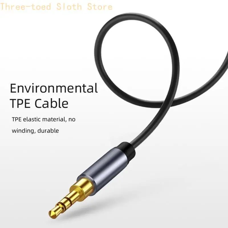 Stereo 3,5 mm Kopfhörer Splitter Adapter Kabel Draht Verbindungsleitung für Tablets E74A – Detail 3