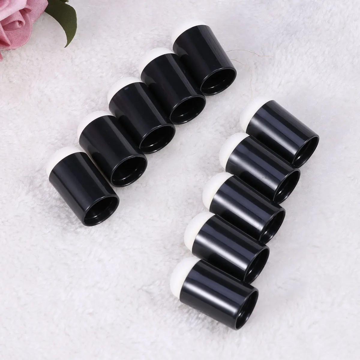 10pcs Painting Sponge Daubers Set Art Tools Handle Design Drawing Tool For Ink Chalk Craft Card Making Activities Sponge