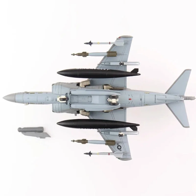 Diecast 1:72 Scale Harrier warplane Alloy Finished Aircraft Simulation Model Static Decoration Souvenir Gifts For Adult Boy