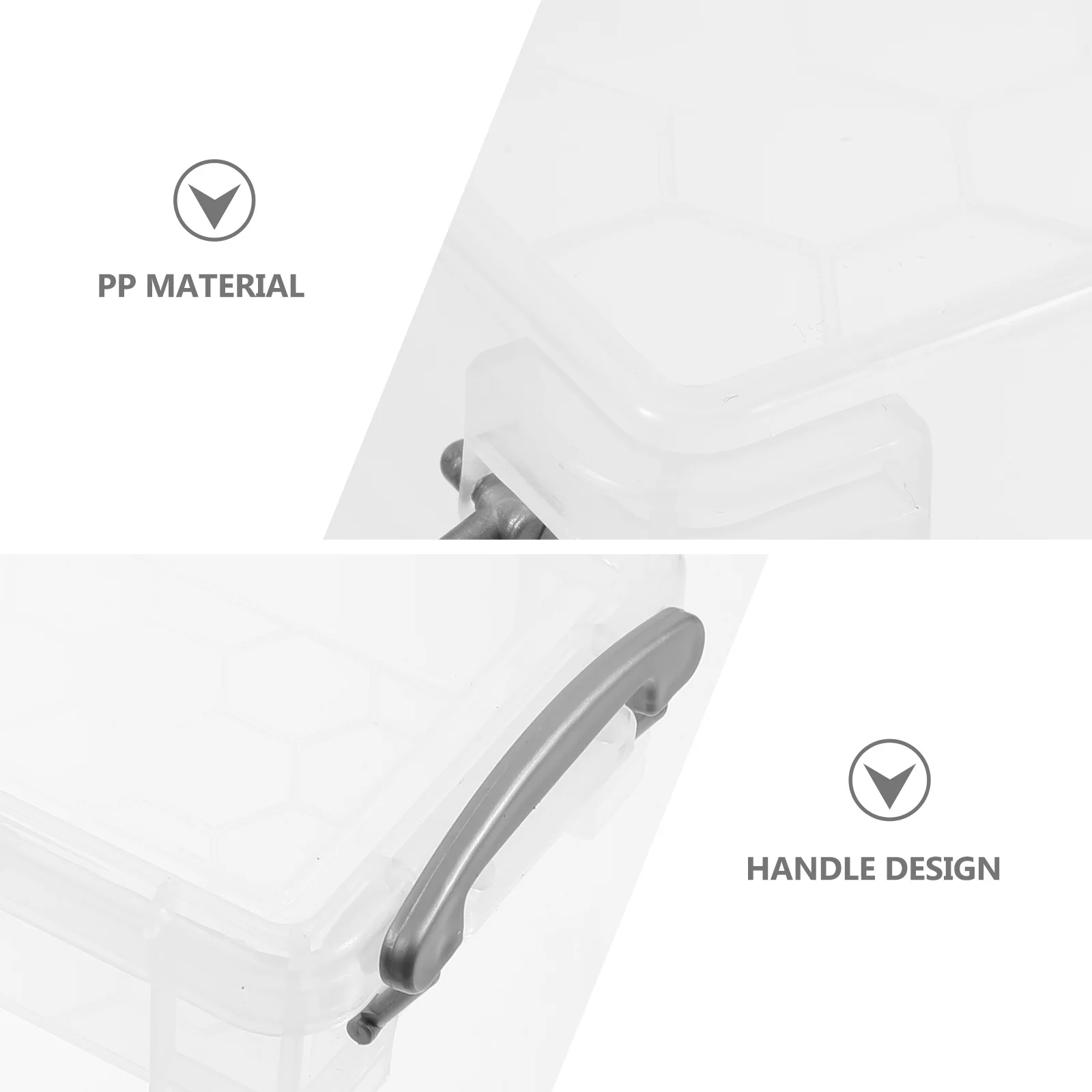 

4Pcs Pen Storage Box Heavy Duty Pencil Holder with Lid Large Capacity for Office School Painting Sketching Stationery