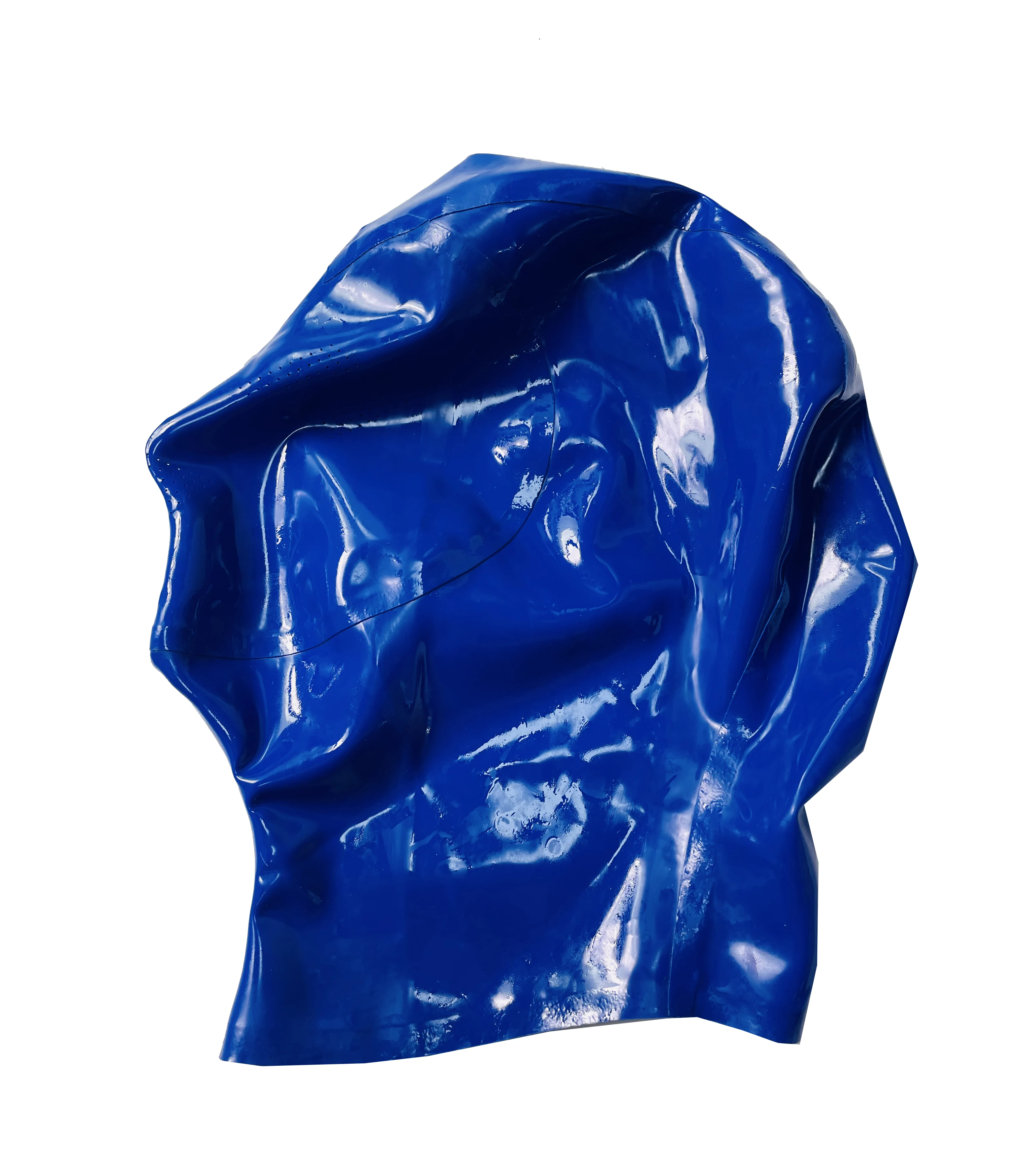 Latex gummi mask micropore eyes nose Closed mouth no zip neck entry