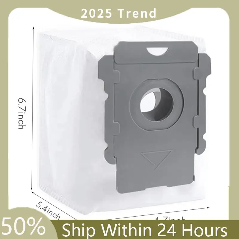 20 Pcs Replacement Vacuum Bags Compatible For Irobot Roomba I1+ I3 I3+ I3 Plus I4 I4+ Series Disposable Dust Bag