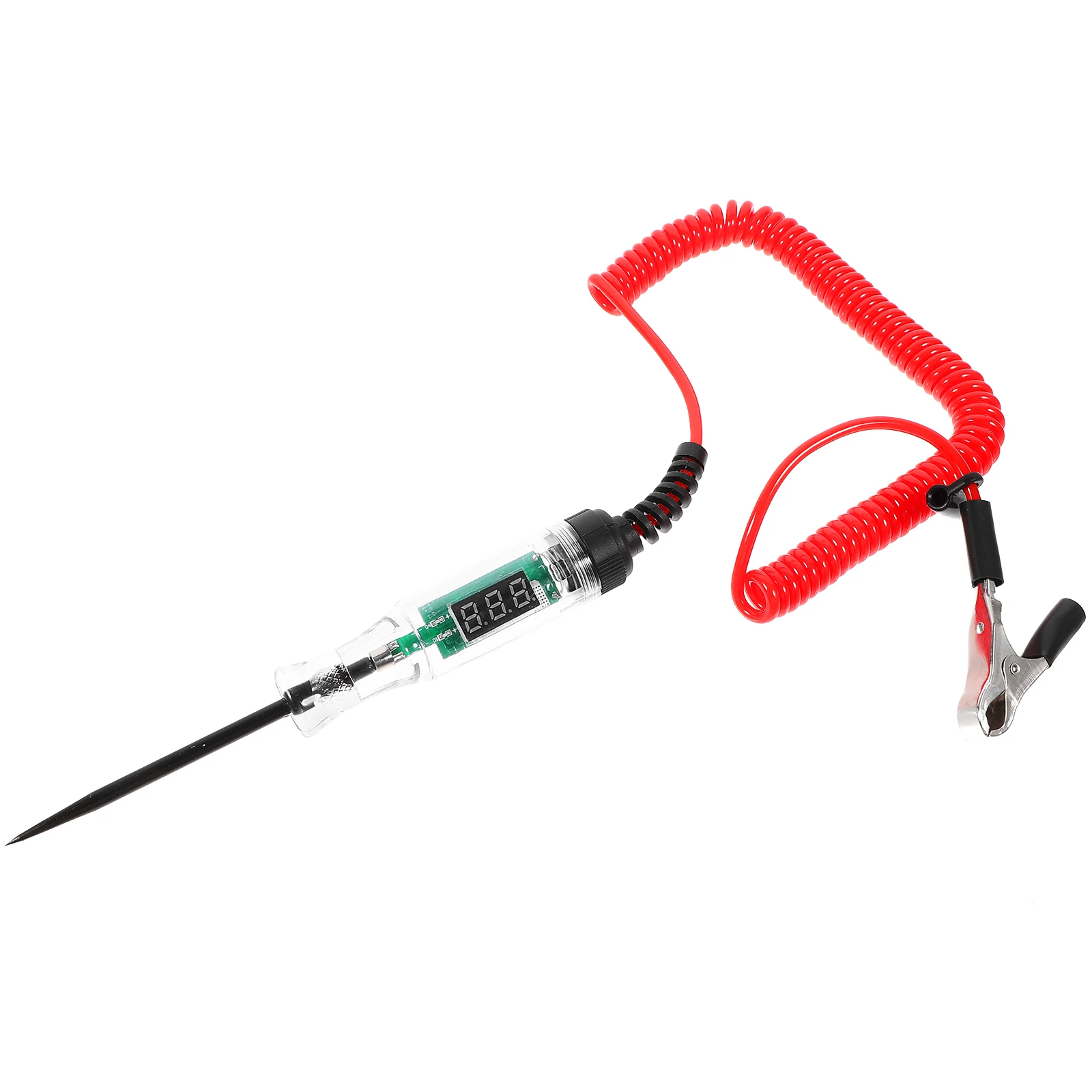 

Digital Display Electric Tester Circuit Pen Voltage Spring Wire Live Checker Automotive Tool Volt Meter