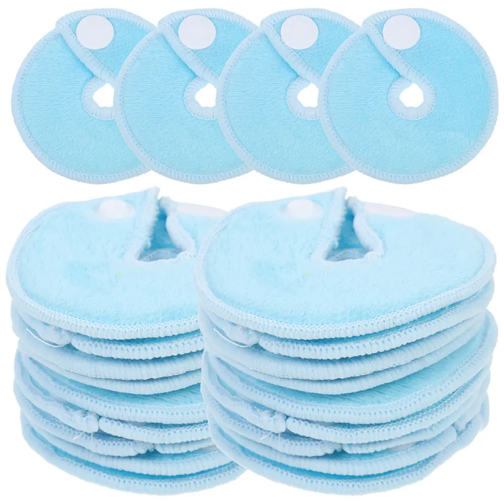 

20Pcs Reusable Nursing Pads G Shape Tube Button Covers Soft Breathable Tube Holders Abdominal Feeding Protection Pads