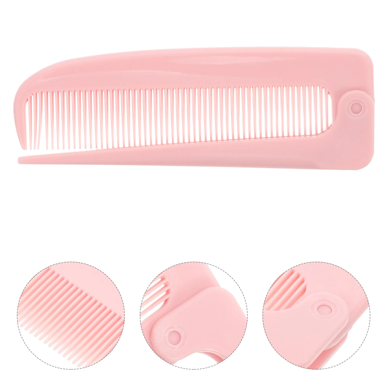 

Thin Tail Folding Comb Hair Picks Foldable Plastic Parting Combs for Braiding Detangling