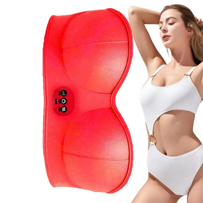 USB Breast Massager Smart Beauty Device Warmer Adjustable Massage Tool Cordless Electric Breast Enhancer USB Body Care With 3