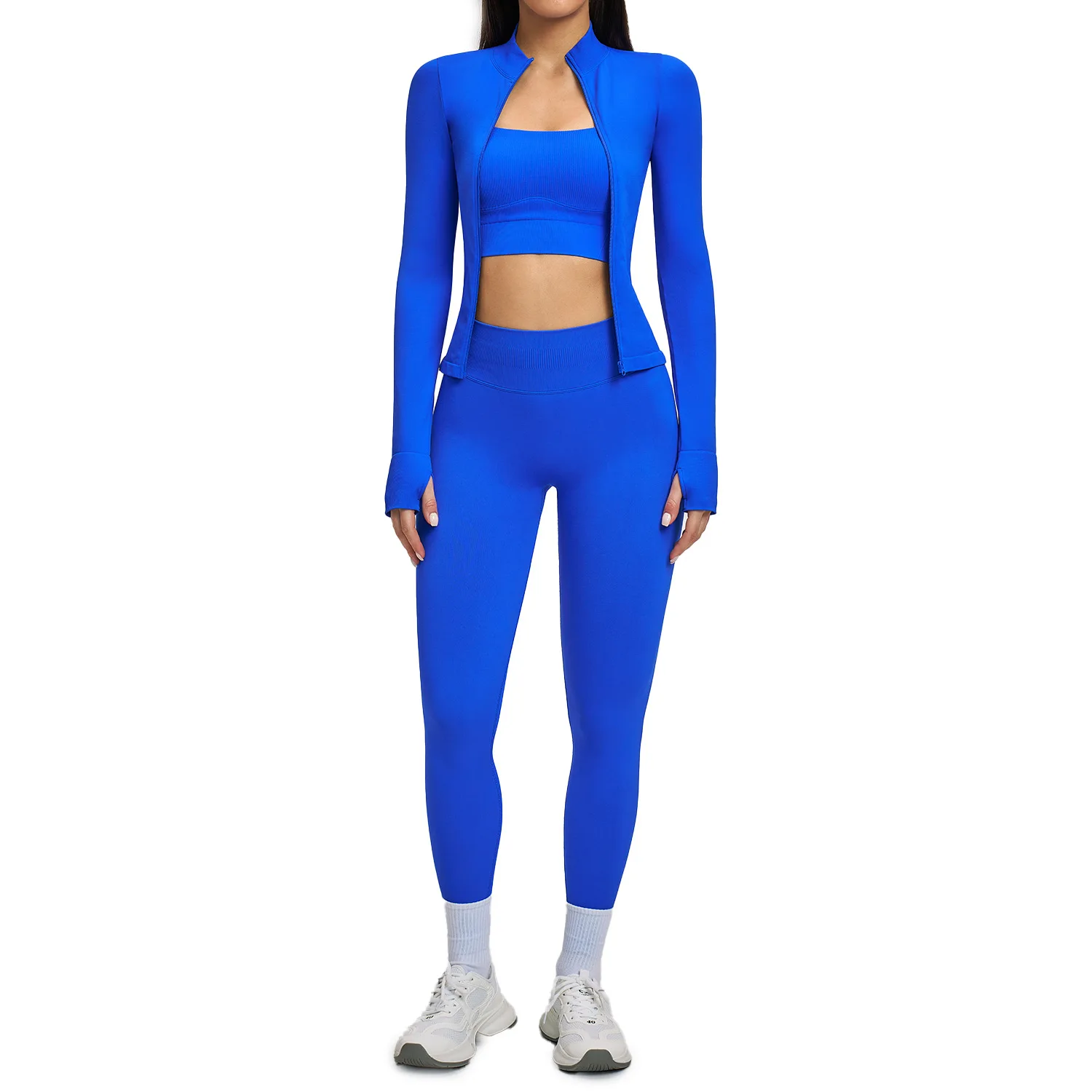 

Maxdutti Yoga Set, I-shaped Beautiful Back, Tight Fitting Fitness Suit, High Elasticity Running Sports Set, Women's Clothes