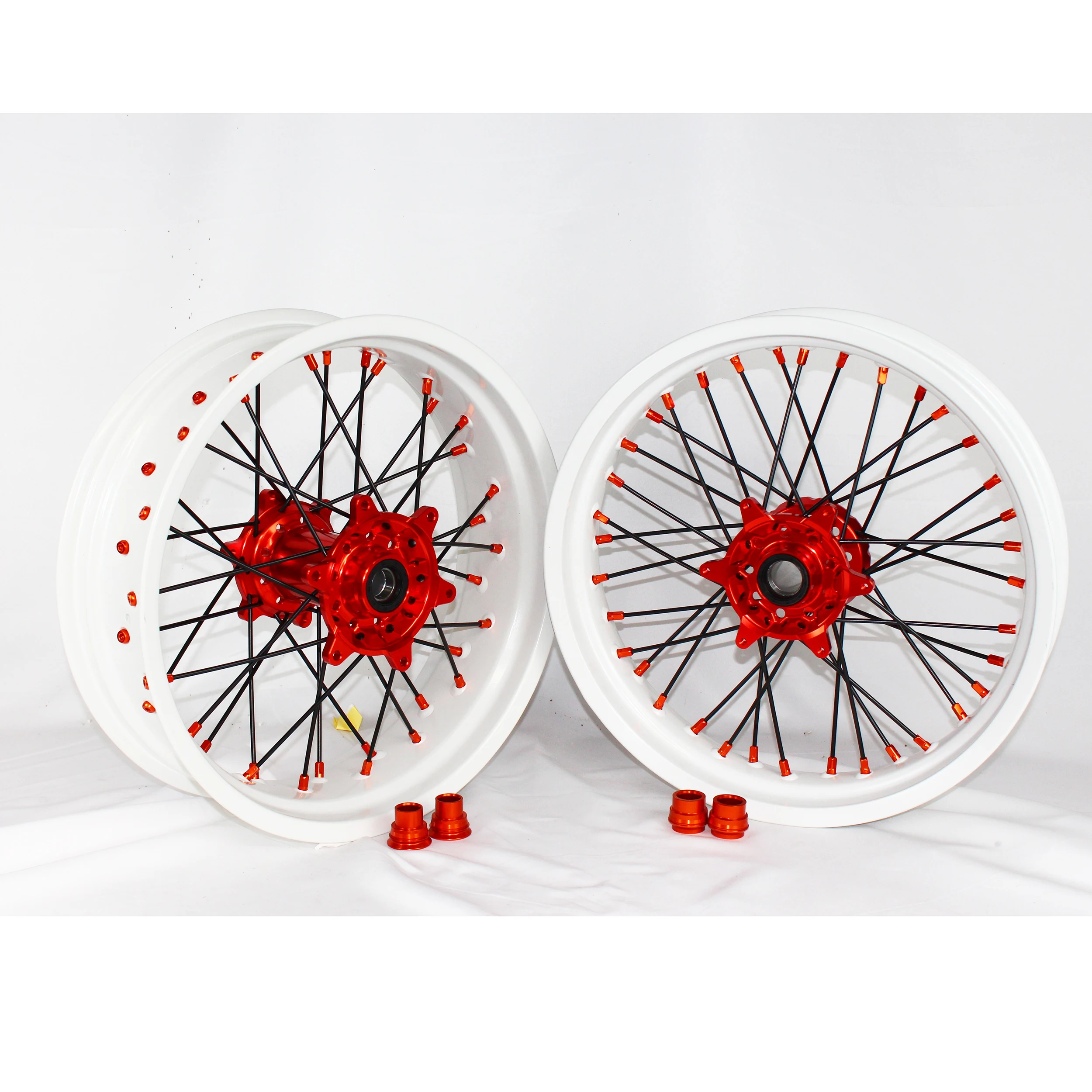 High Performance 17 Inch CNC Aluminum Alloy Supermoto Motorcycle Wheels New Condition Front Type for TX/FX 125-450 FS 450