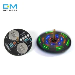 LED Rotating Gyroscope DIY Kit Soldering Project Soldering Practice Kit Electronics Kit for Beginner