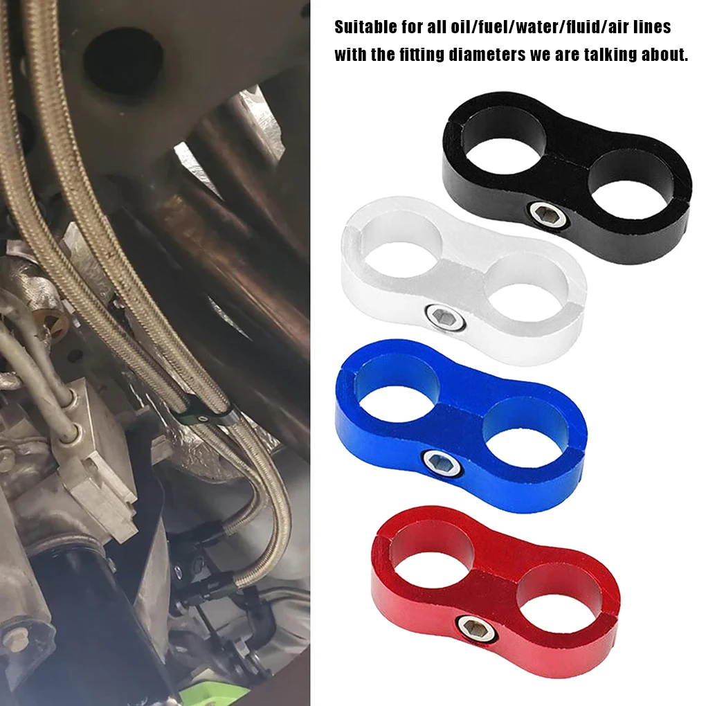 

4 шт./лот 6AN адаптер кронштейна сепаратора шланга для 3/8 "масляного топливного шланга