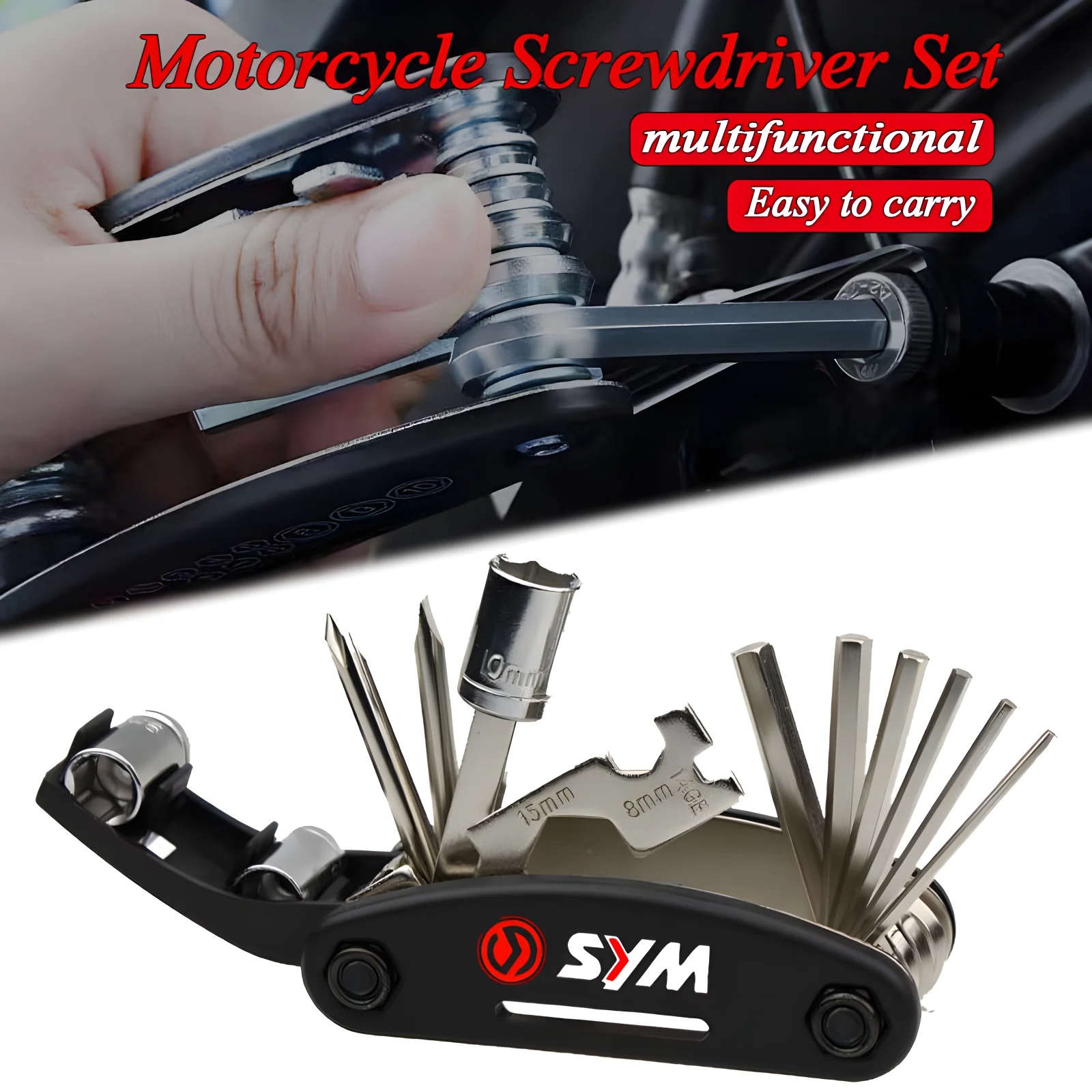 For SYM CRUISYM 300 GTS 300i 250 JOYMAX Z 125 250 300 MAXSYM 400i TL500 TL508 Motorcycle Accessories Tool Repair Screwdriver Set