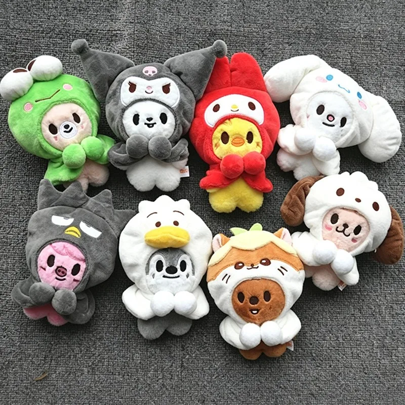 New Cute Stuffed Animal Skz Plush Doll 10cm Wolf Lee Rabbit Plush Toy Fans Made Collection Pink Pig Pendant Birthday Fans Gift