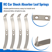 AC57-4Pcs Steel Shock Absorber Leaf Springs Suspension For WPL D12 B14 B24 B16 B36 RC Truck Car Upgrades Parts Accessories