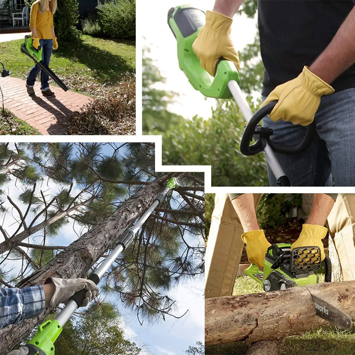 Powtree 40V 6.0Ah Pin Sạc Cho GreenWorks 29462 29472 29282G-MAX GMAX Thay Thế Máy Cắt Cỏ Dụng Cụ Điện pin