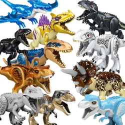 Locking Blocks Dinosaurs Tyrannosaurus Rex Wyvern Velociraptor Stegosaurus Building Blocks Toys