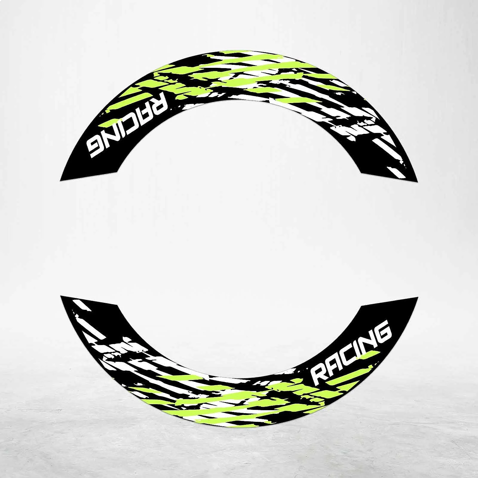 S07B Light Green 2-PIECE Rim Wheel Stickers Decals For FJR1300 12-22