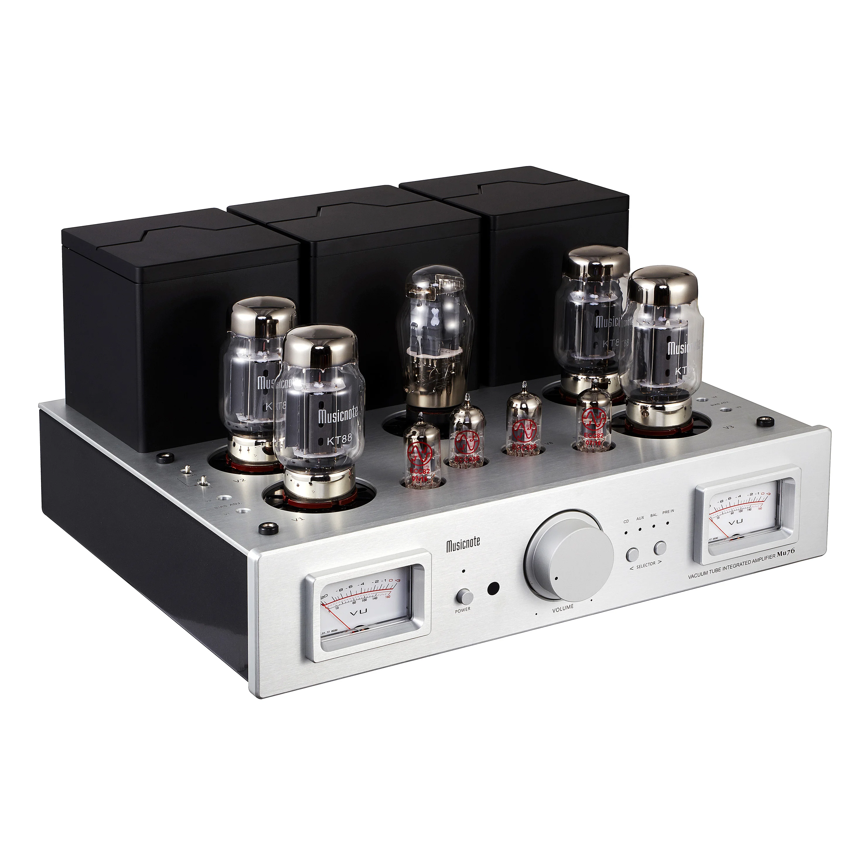 New 45W*2  Musicnote MU76 fever bile amplifier tube HIFI high fidelity KT88 balanced input bile machine