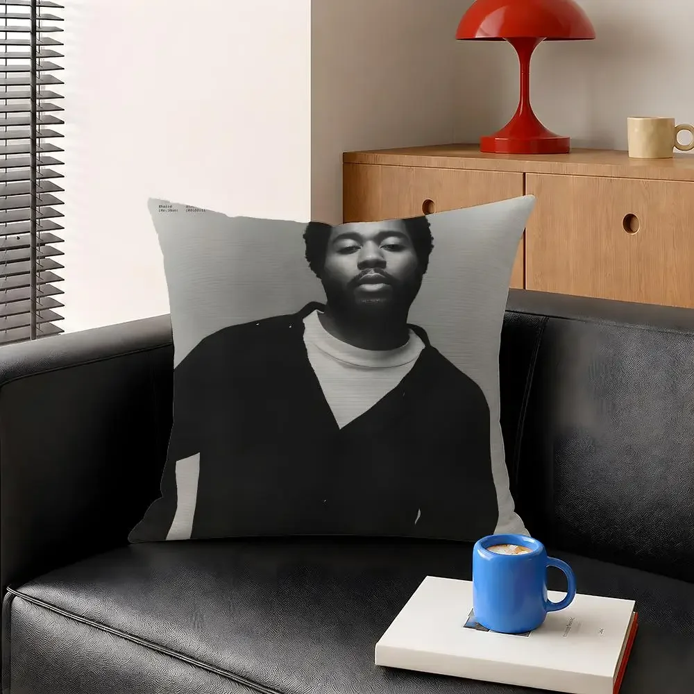 Singer Khalid Location American Teen Cushion Cover Decorative Pillowcase Soft Short Plush Cozy Durable Sofa HomeDecor Items Gift