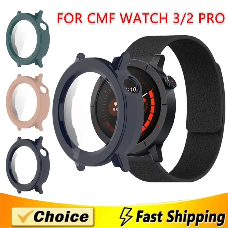 �y�Z�[�����zCMF Watch 3 Pro�pPC�P�[�X+HD�K���X �X�}�[�g�X�N���[���v���e�N�^�[ �n�[�h�o���p�[�ی�J�o�[ �A�N�Z�T���[ CMF Watch Pro 2�p�X�g���b�v