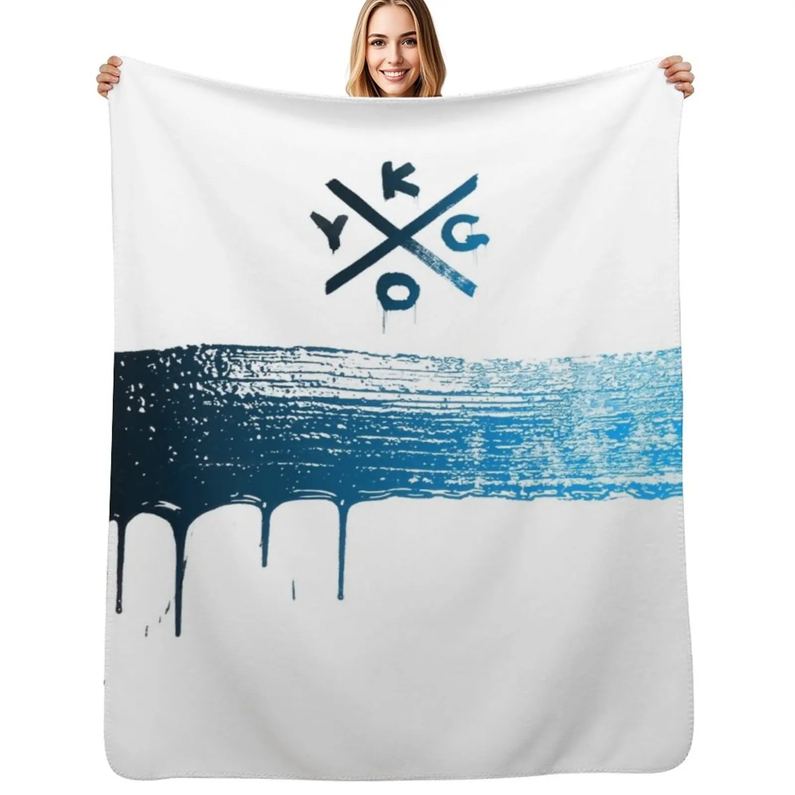

KYGO Throw Blanket Fluffy Cozy Throw Blanket for Home Decor