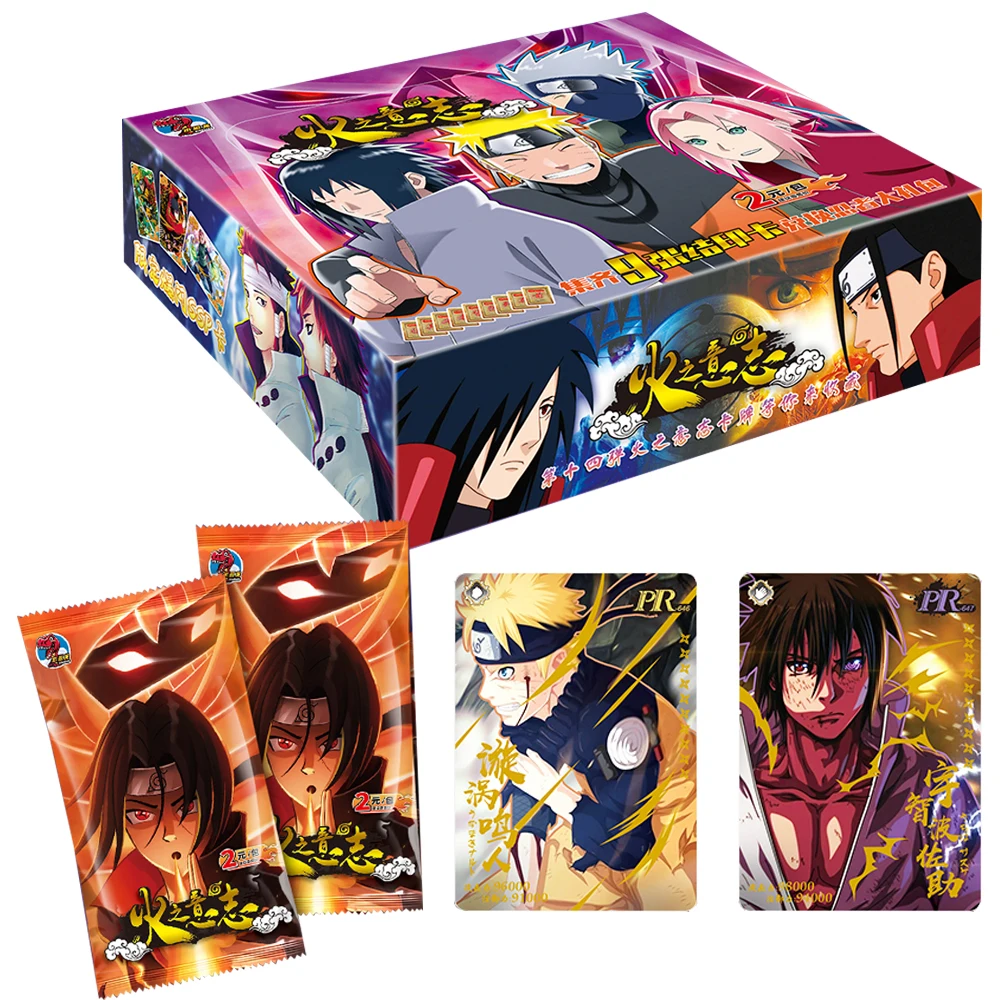 

2024 Wholesale Naruto Cards for Children Limited SSP SP SSR Collection Board Game Battle Cards for Kids Christmas Birthday Gifts