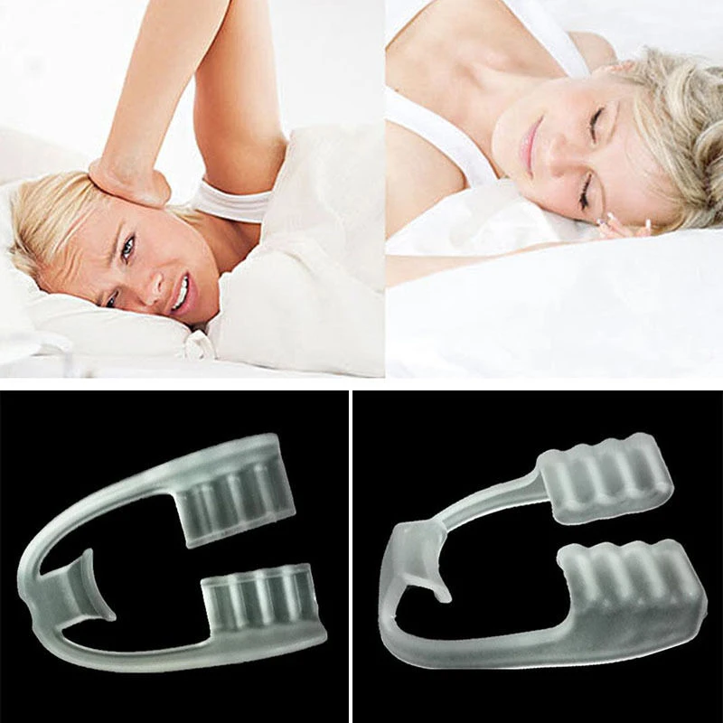 1/3/5PCS Silica Gel Sleep Aid Mouthguard Prevent Night Sleep Aid Tools Bruxism Mouth Guard Prevent Teeth 2.48g