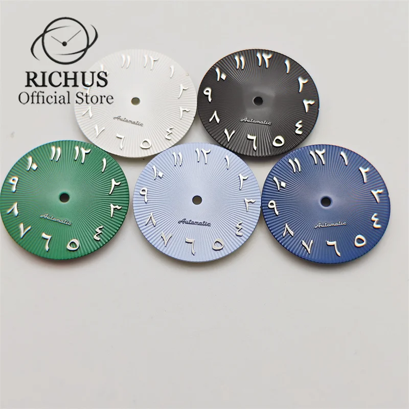 richus-relogio-luminoso-dial-29mm-preto-azul-verde-prata-nh35-nh36-eta2824-2836-miyota8215-dg2813-3804-movimento