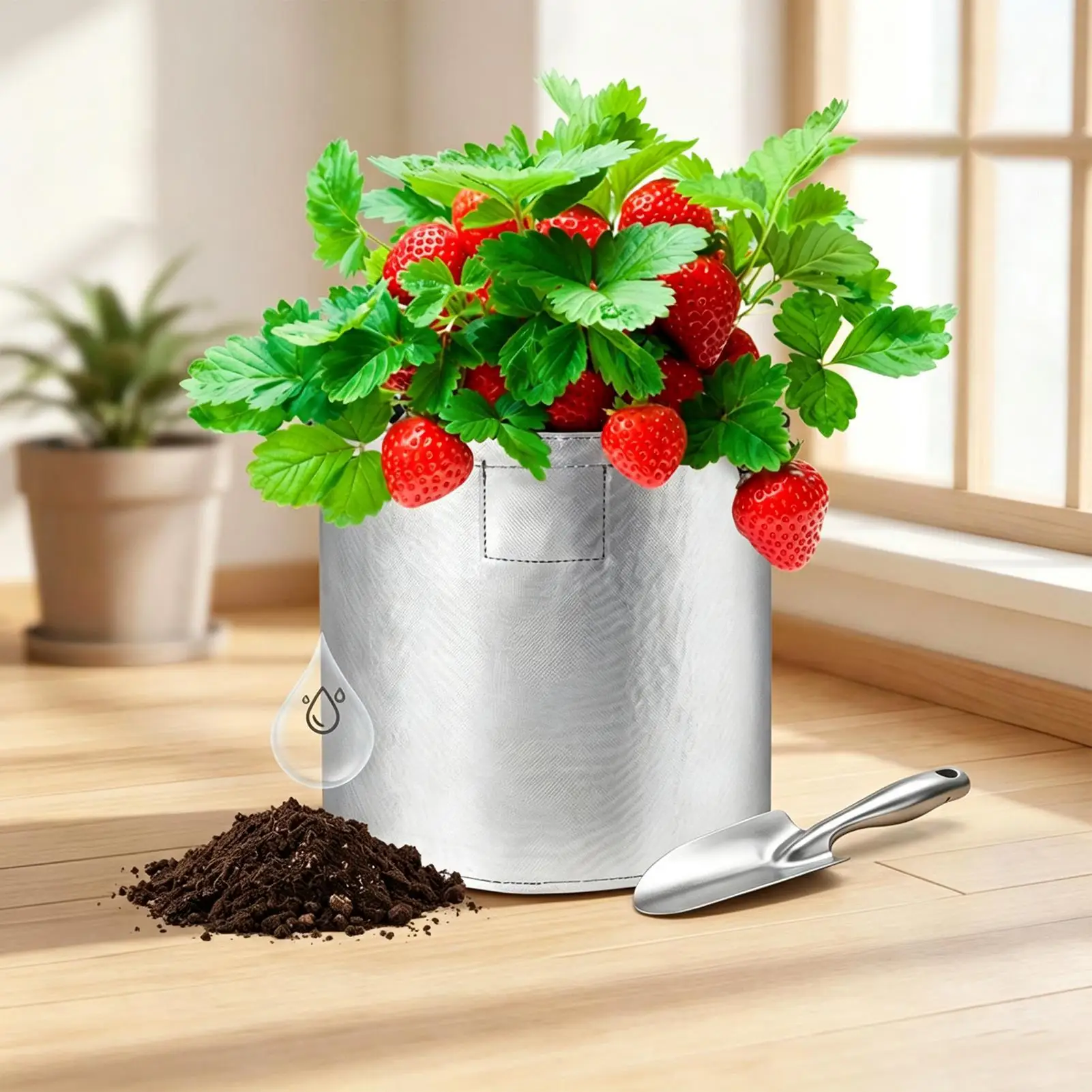 Potato Grow Bag Viewing Window Breathable drainage non-woven fabric flower pot balcony courtyard terrace gardening planting
