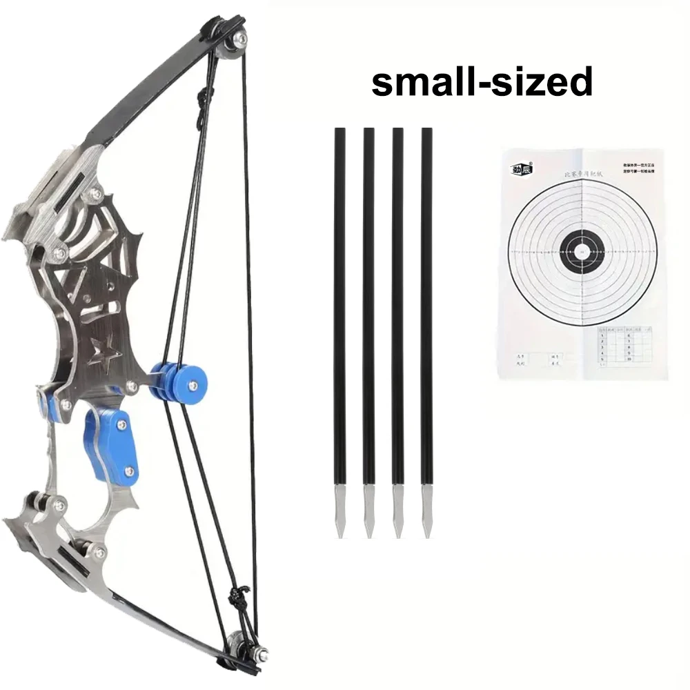 Bow Set for Youth, Recommended Ages 14+,Mini composite bow, mini archery bow with 4 arrows, used for shooting games