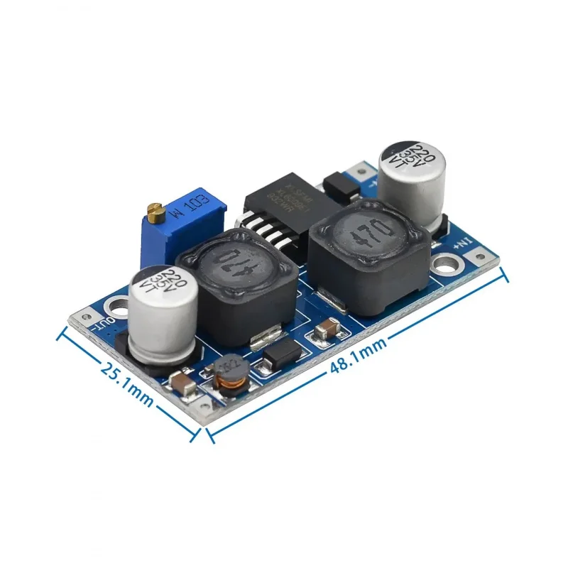 XL6009-DCBuck-Module Entrada Ampla Painel de Adaptação de Tensão Ajuste Automático de Tensão
