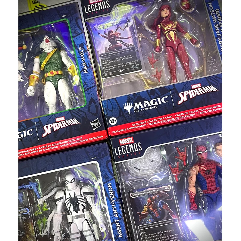 

New in Stock Marvel X Magic: The Gathering Collaboration Mary Jane Spider-Man Anti-Venom Action Figures handmade holiday gift