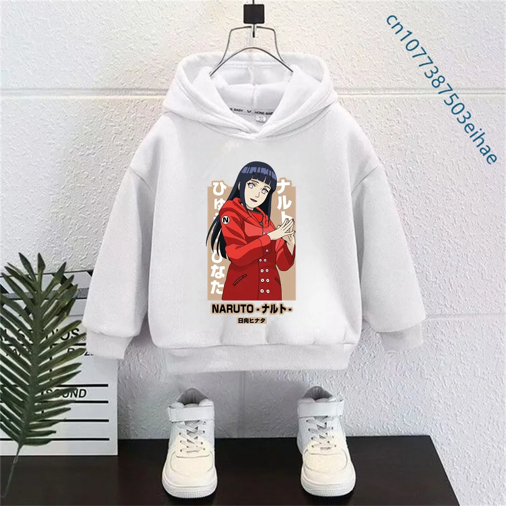 Cartoon Themed Naruto Kids Hooded Hoodie 2026 Harajuku Long Sleeve Pullover Street Fashion Top Spring Autumn Casual Comfortable