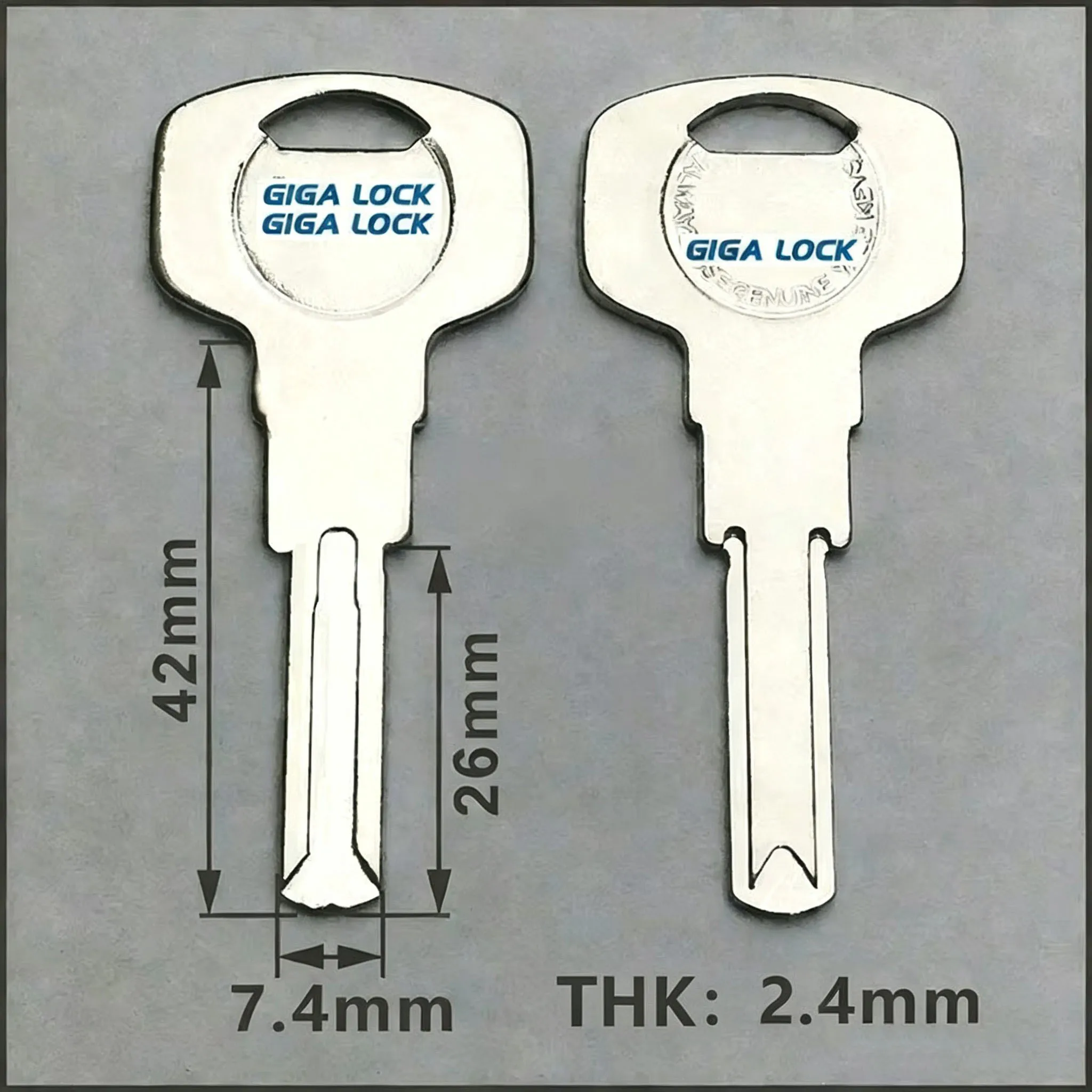 10pcs Electric Control Lock Key Embryo Intelligent Fingerprint Lock Blade Electronic Lock Key  Locksmith Supplies Blank Keys