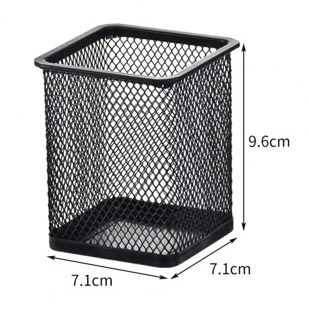 大容量金属メッシュペンシルホルダー、デスクオーガナイザー、収納、メイクブラシ、デスクトップ、事務用品