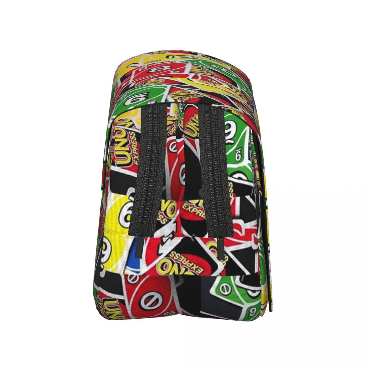 Uno Playing Cards Express Pattern Pencil Cases Pen Holder Hard Shell Leather Large Capacity Pen Box Pencil Bag for Students Gift