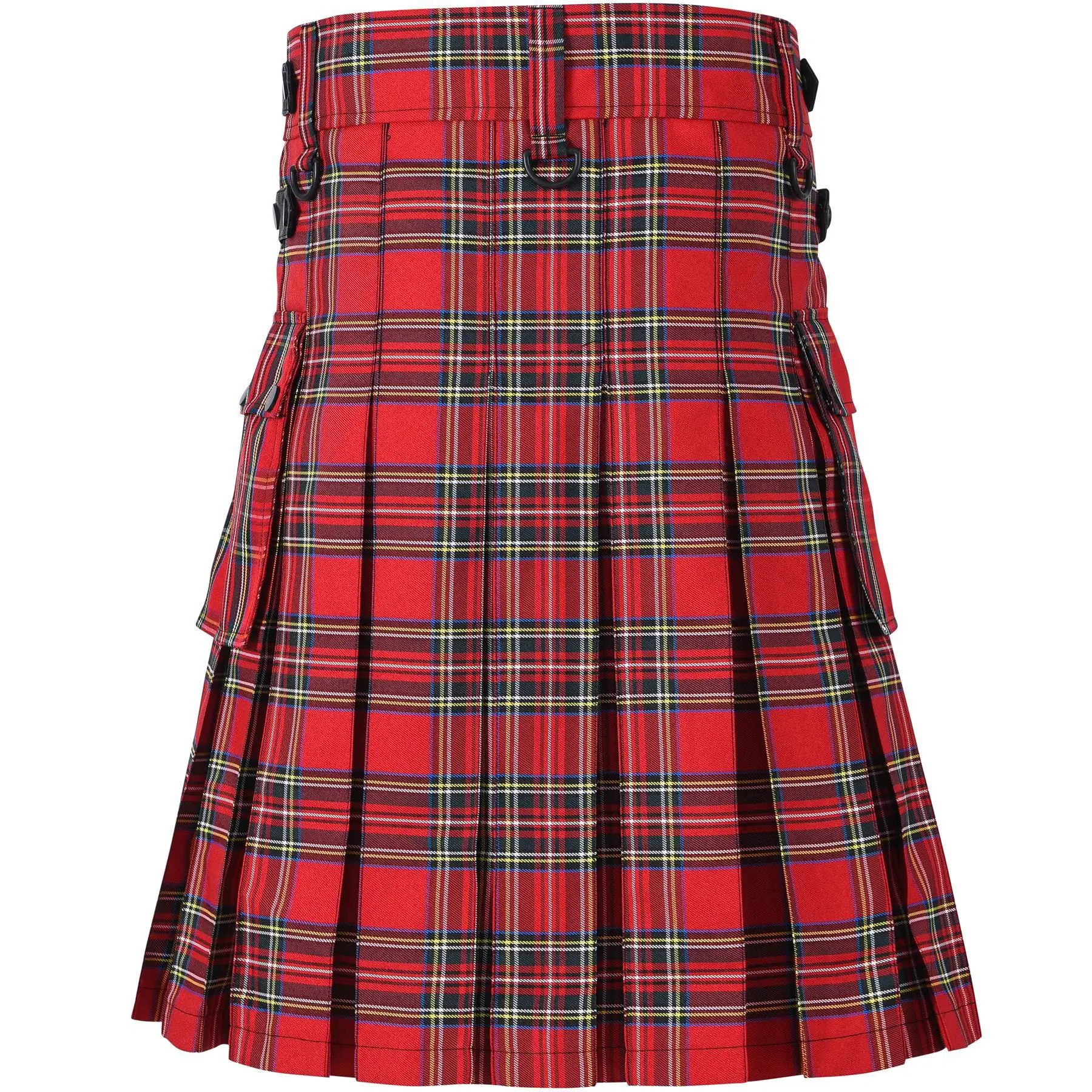 

Шотландский мужской килт в клетку, плиссированная юбка с цветовыми блоками, модный этнический традиционный костюм для мужчин и женщин, весна-лето