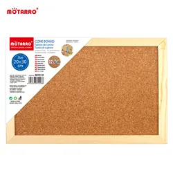 MOTARRO Cork Wood Wall Hanging Message Bulletin Board Frame Notice Note Memo Board for Home Office Shop School Photo Background