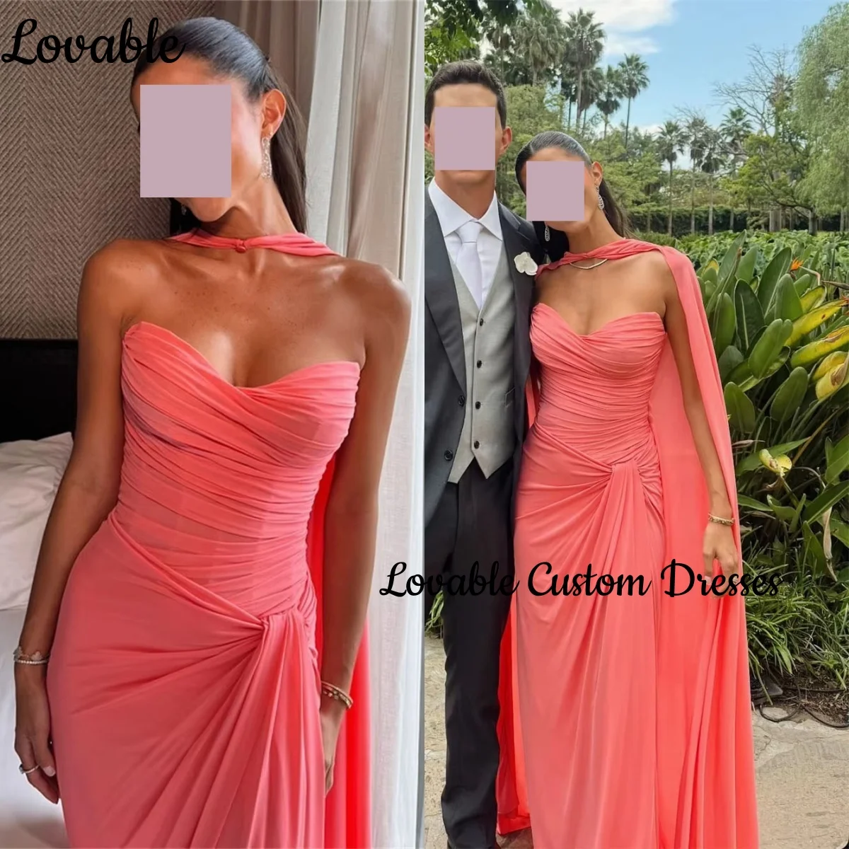 

فساتين سهرة Customize Women'S Evening Dresses Ruffle Sweetheart Zipper Up Dresses For Prom Sleeveless A-Line Formal Dresses