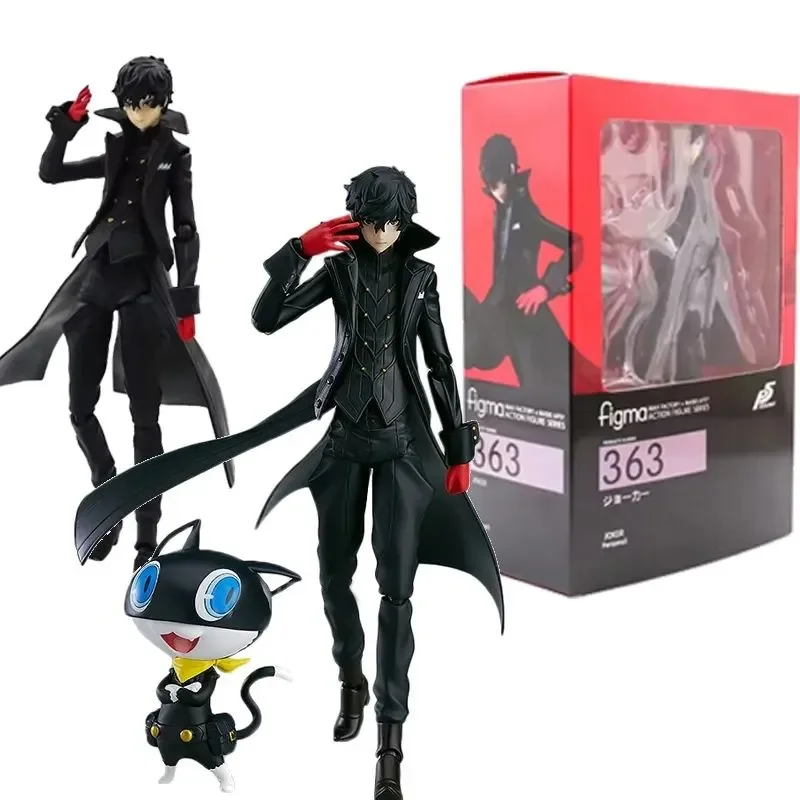 

PERSONA 5 the Animation Joker Anime Figure Ren Amamiya Protagonist Action Figure Persona Figma 363 Figurine Model Doll Toy