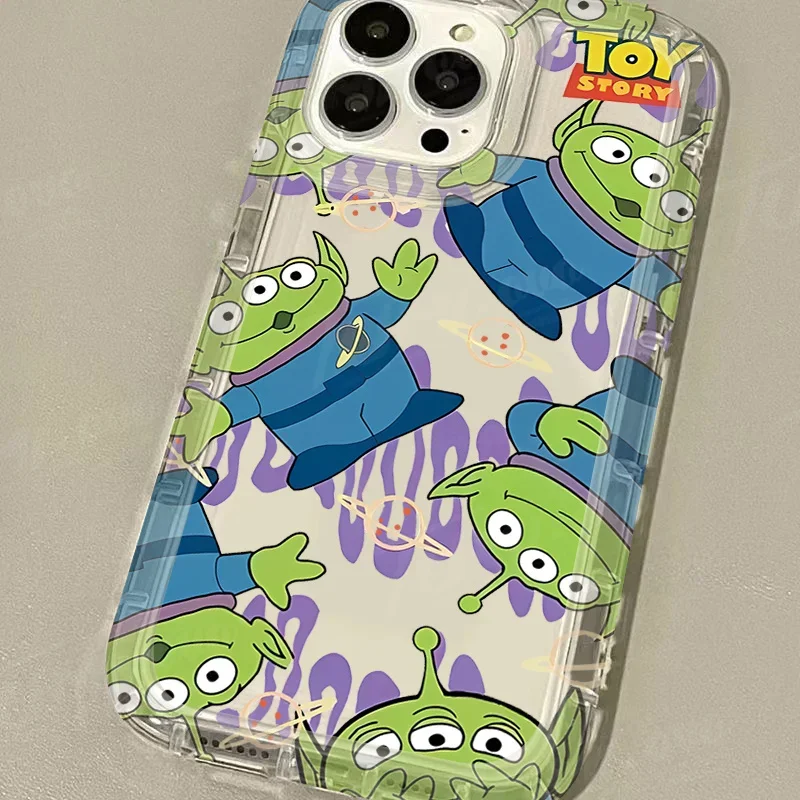 Disney Lovely Alien Case for Samsung Galaxy S24 Ultra S23 S22 S21 FE S20 Plus Note 20 10 Pro A34 A54 A33 A53 Protective Cover