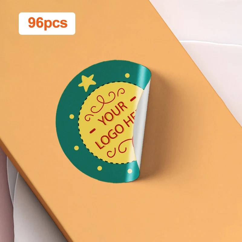 Aanpasbare fotostickers met veelkleurige logo's - Duurzame waterdichte labels voor promotionele evenementen en relatiegeschenken