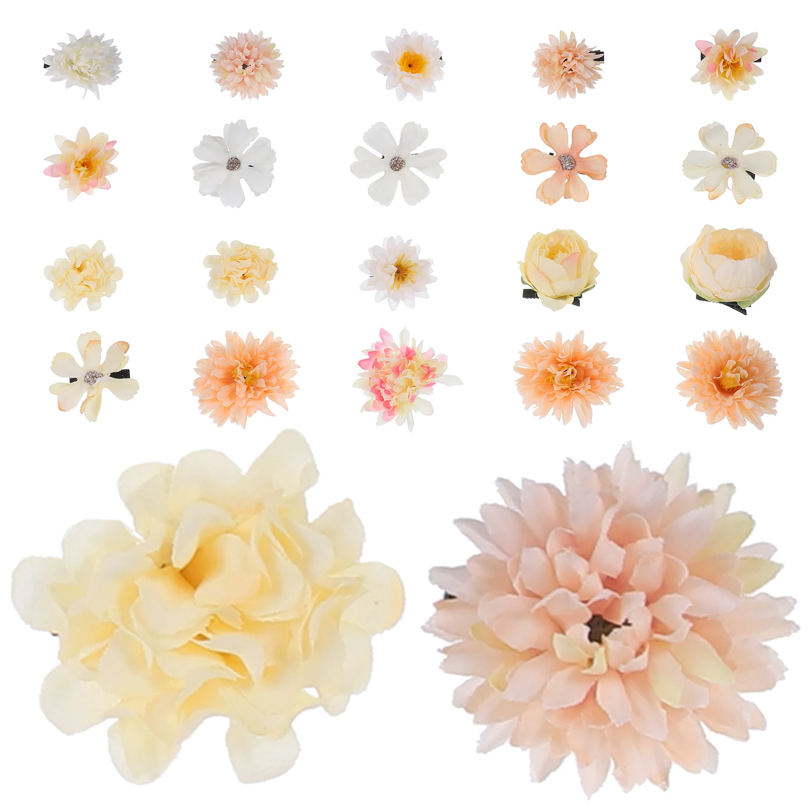 

Flower Hair Clips Women Girls Small Hairpins Bridal Accessories Durable Lightweight Wedding Birthday Party Hair Decorations