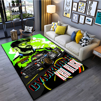 15 Size Car 43-Ken-Block Pattern Rug Carpet for Living Room Bathroom Mat Creative Doormat Carpet for Bedroom Home Decor Tapete